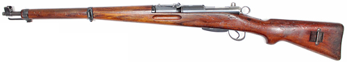 An object with a strap with Springfield Armory in the background