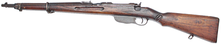 An object with a strap with Springfield Armory in the background