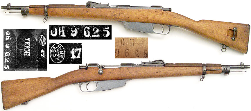 Terni Rifle Serial Numbers